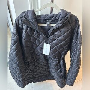 NWT Athleta Whisper Featherless Parka size 1X Black